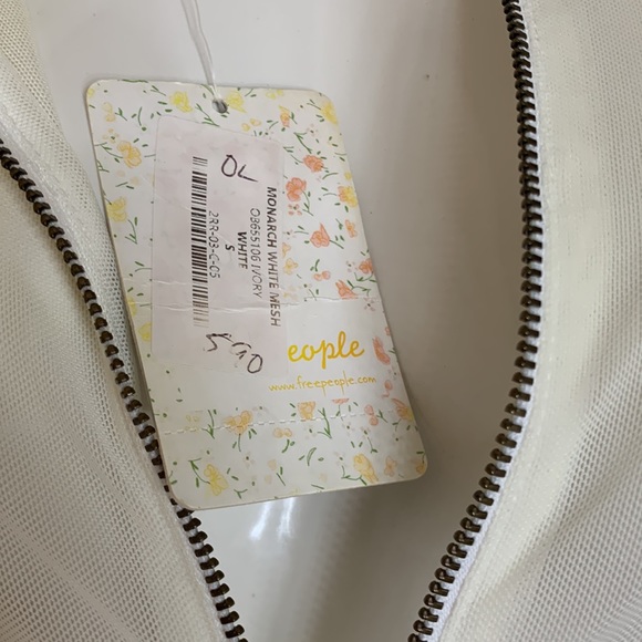 Free People Ivory Mesh Long Sleeve - Picture 6 of 11